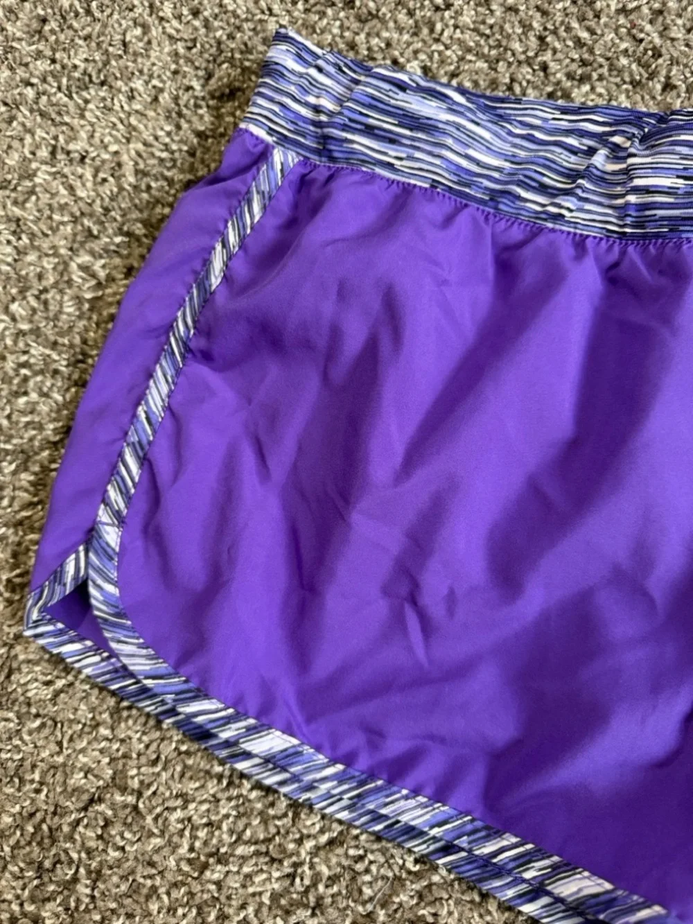 justice Purple Athletic Shorts size 18 girls